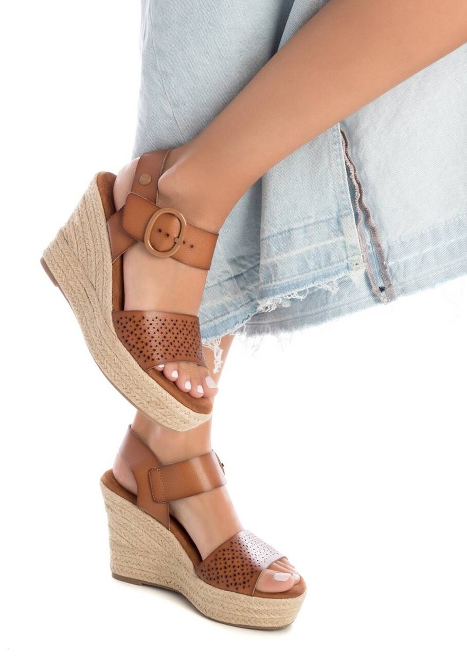 

Эспадрильи SANDALIAS DE CUÑA PARA MUJER Refresh, коричневый