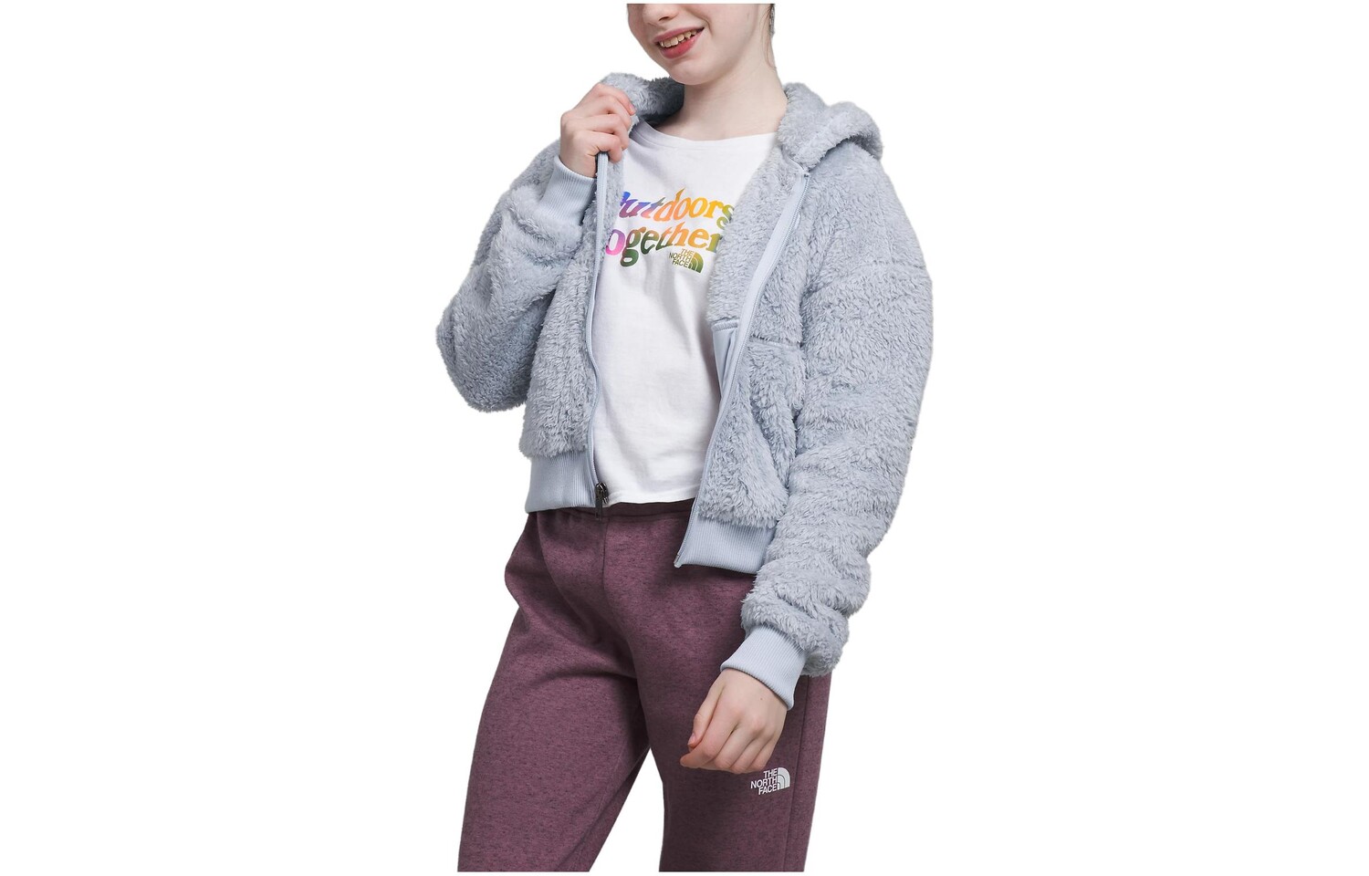 

Детская куртка The North Face, серый