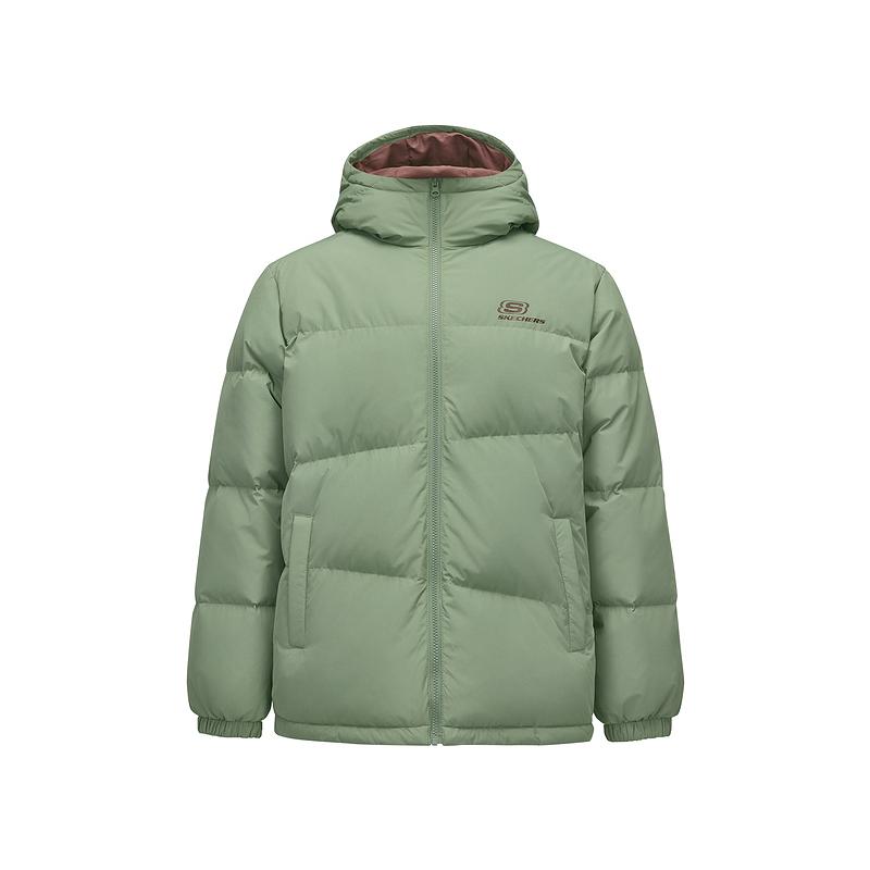 

Skechers Спортивный альянс серия пуховик унисекс коричневый зеленый, Brown Green/03LX