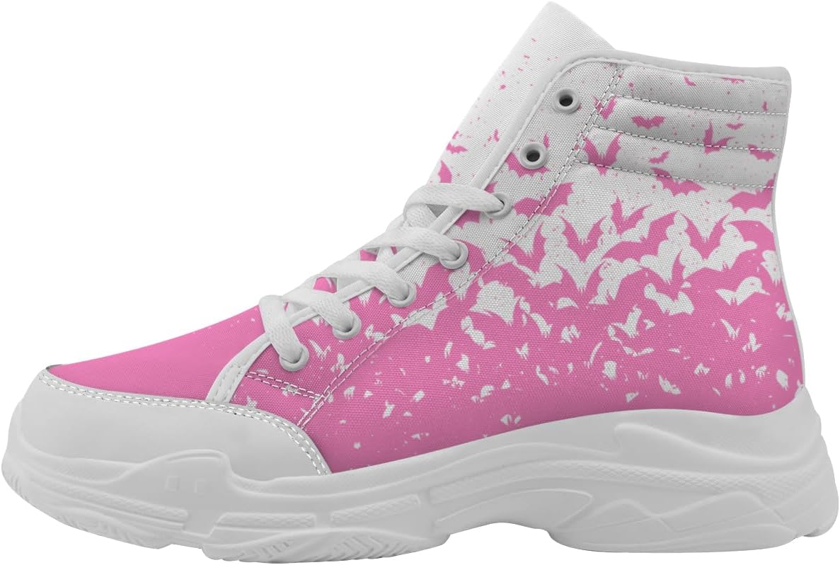 

Высокие кеды Quorax для женщин и мужчин, белые холщовые кроссовки на шнуровке, подарок на Хэллоуин для нее и его