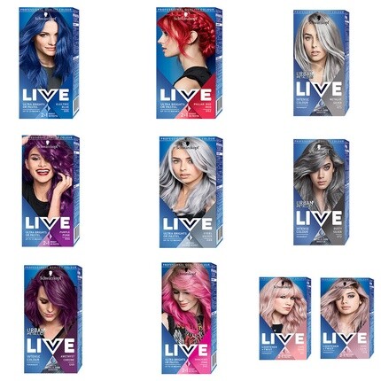 

Перманентная краска для волос Live Metallic Dusty Silver Urban Metallics U72, Schwarzkopf