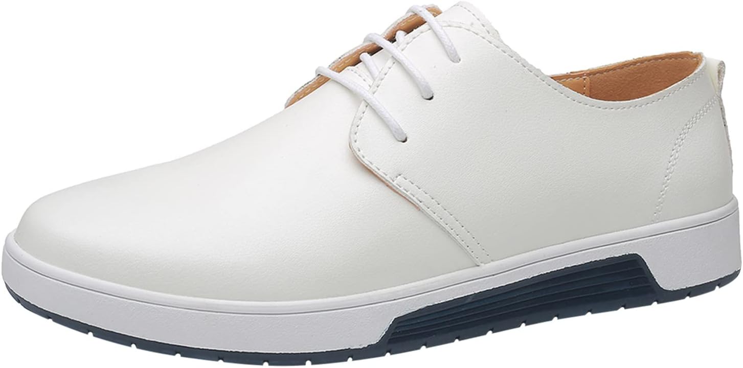 

Мужские летние дышащие удобные деловые туфли на шнуровке на шнуровке, однотонные кожаные туфли, размер 15 (красные, 12.5) Csgrfagr