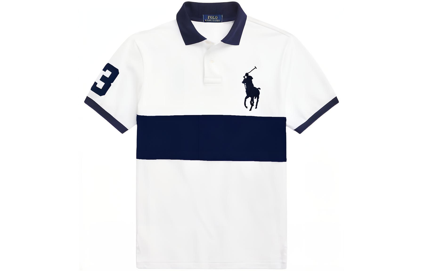 

Polo Ralph Lauren Белая поло SS24 для мужчин, Белый, Polo Ralph Lauren Белая поло SS24 для мужчин