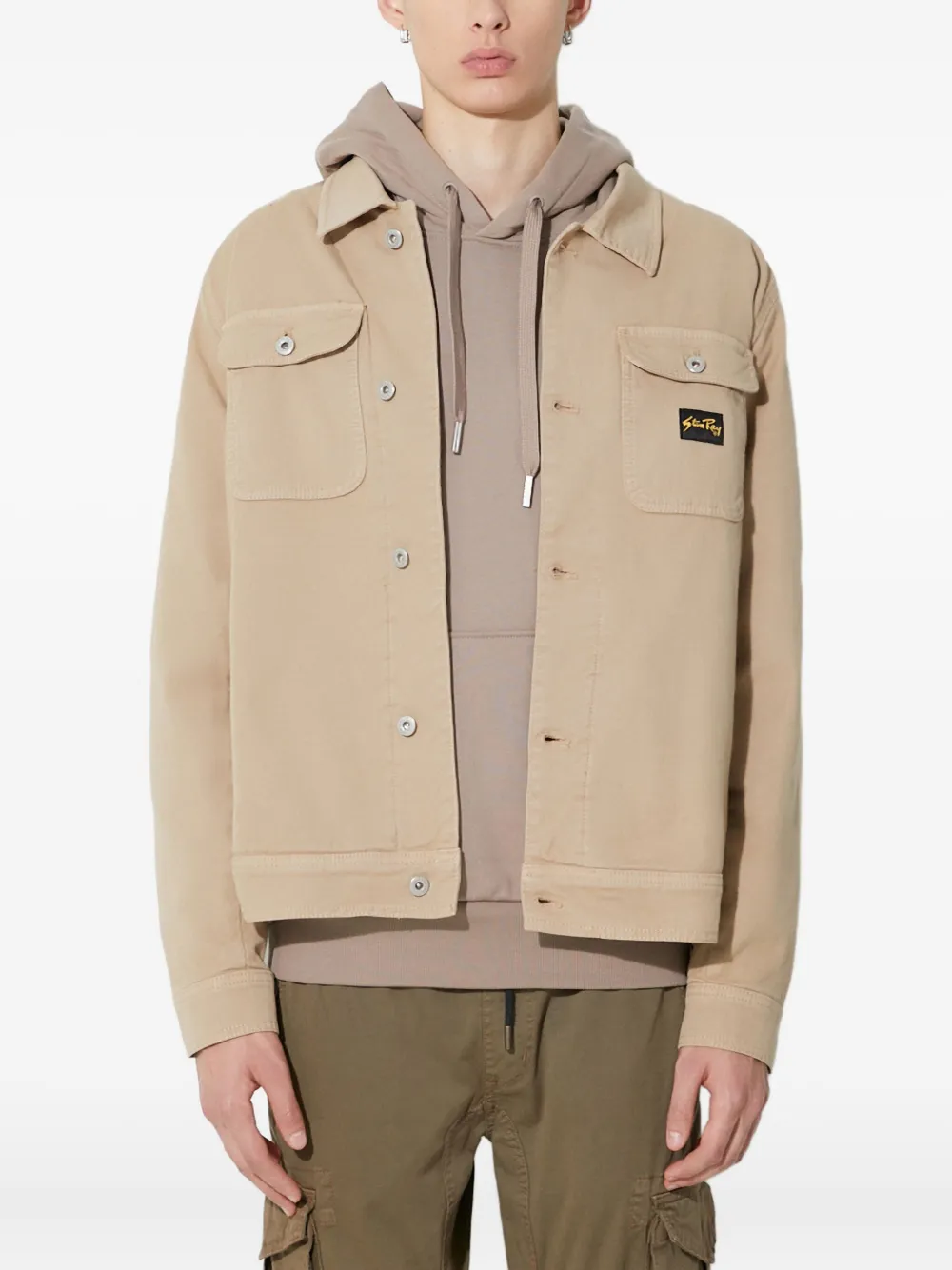 

Куртка с накладными карманами stan ray, нейтральный, Бежевый, Куртка с накладными карманами stan ray, нейтральный