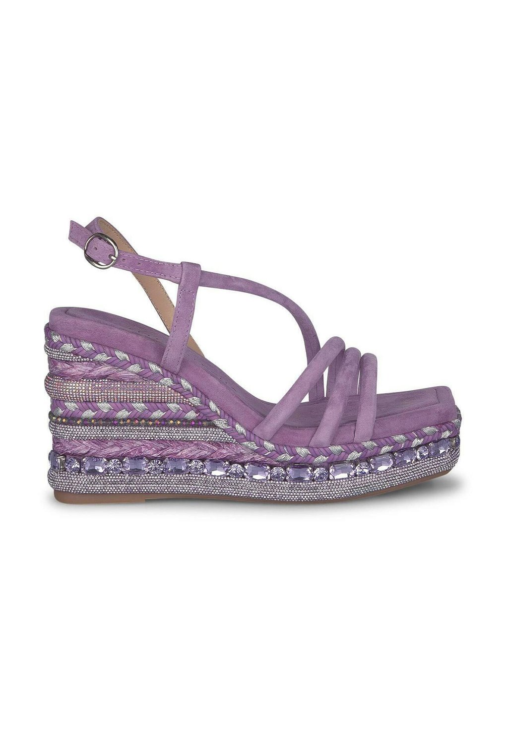 Босоножки на танкетке Espadrillas Alma en Pena, цвет Morado