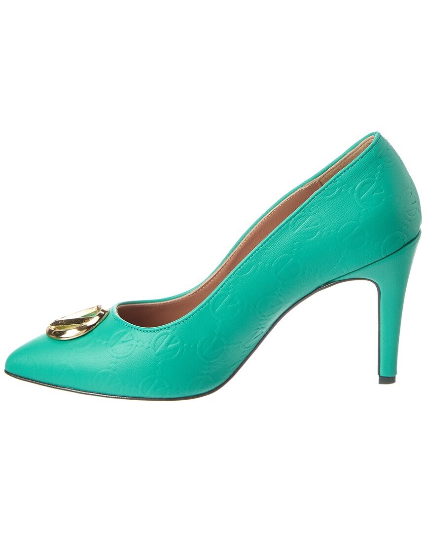 

Valentino by Mario Valentino Clara Кожаные туфли с монограммой, синий