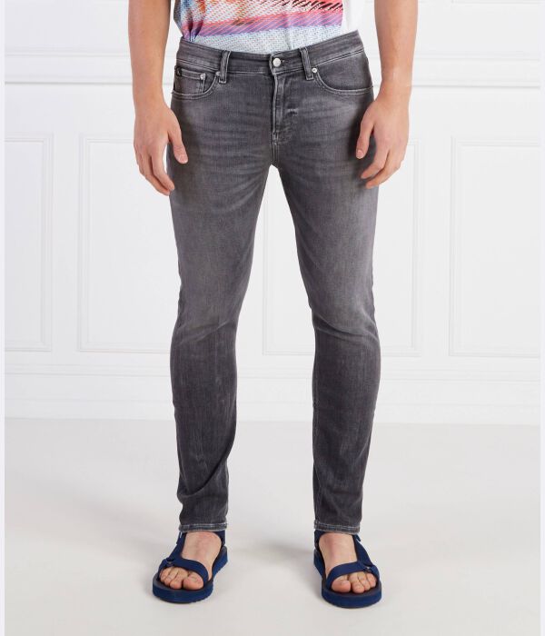 

Джинсы мужские Calvin Klein Jeans обтягивающие, серый