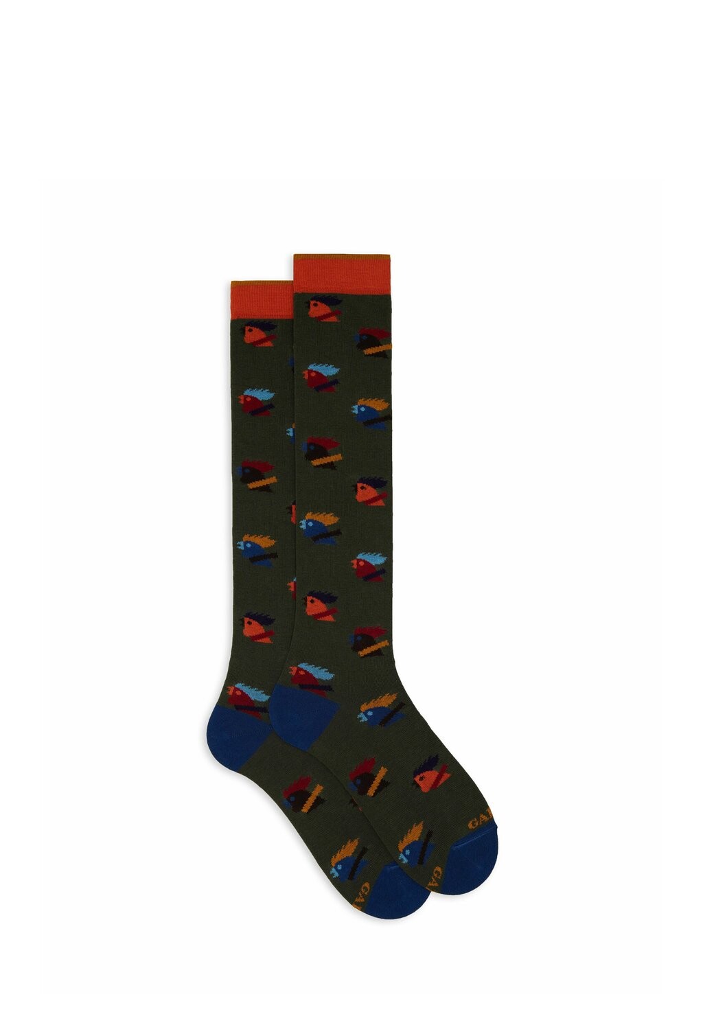 

Носки выше колена WITH HEN MOTIF Gallo, зеленый