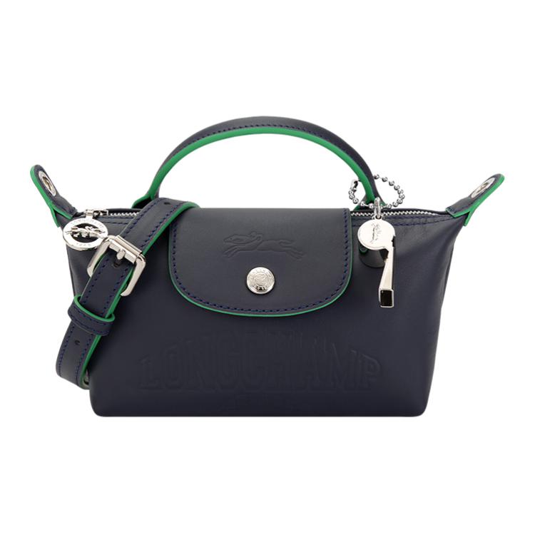 

LONGCHAMP Сумка через плечо Le Pliage Xtra Large из коровьей кожи мини женская морской синий