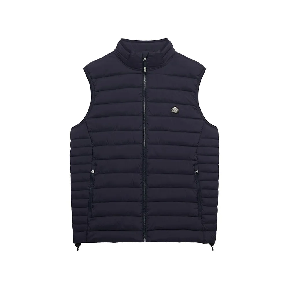Утепленный жилет Superdry Fuji Lite, синий — фото 3