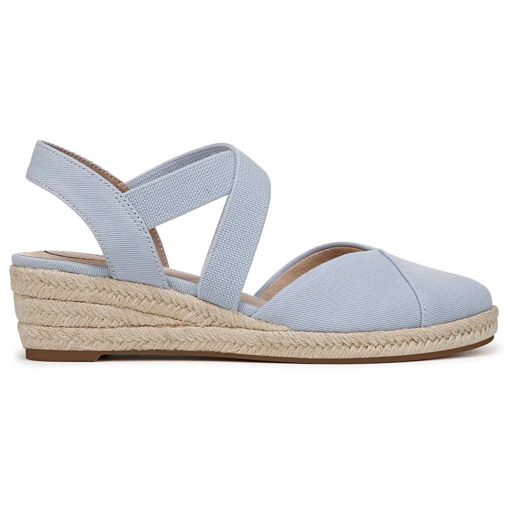 Туфли на танкетке Kimball espadrille от Lifestride, ice blue fabric — фото 2