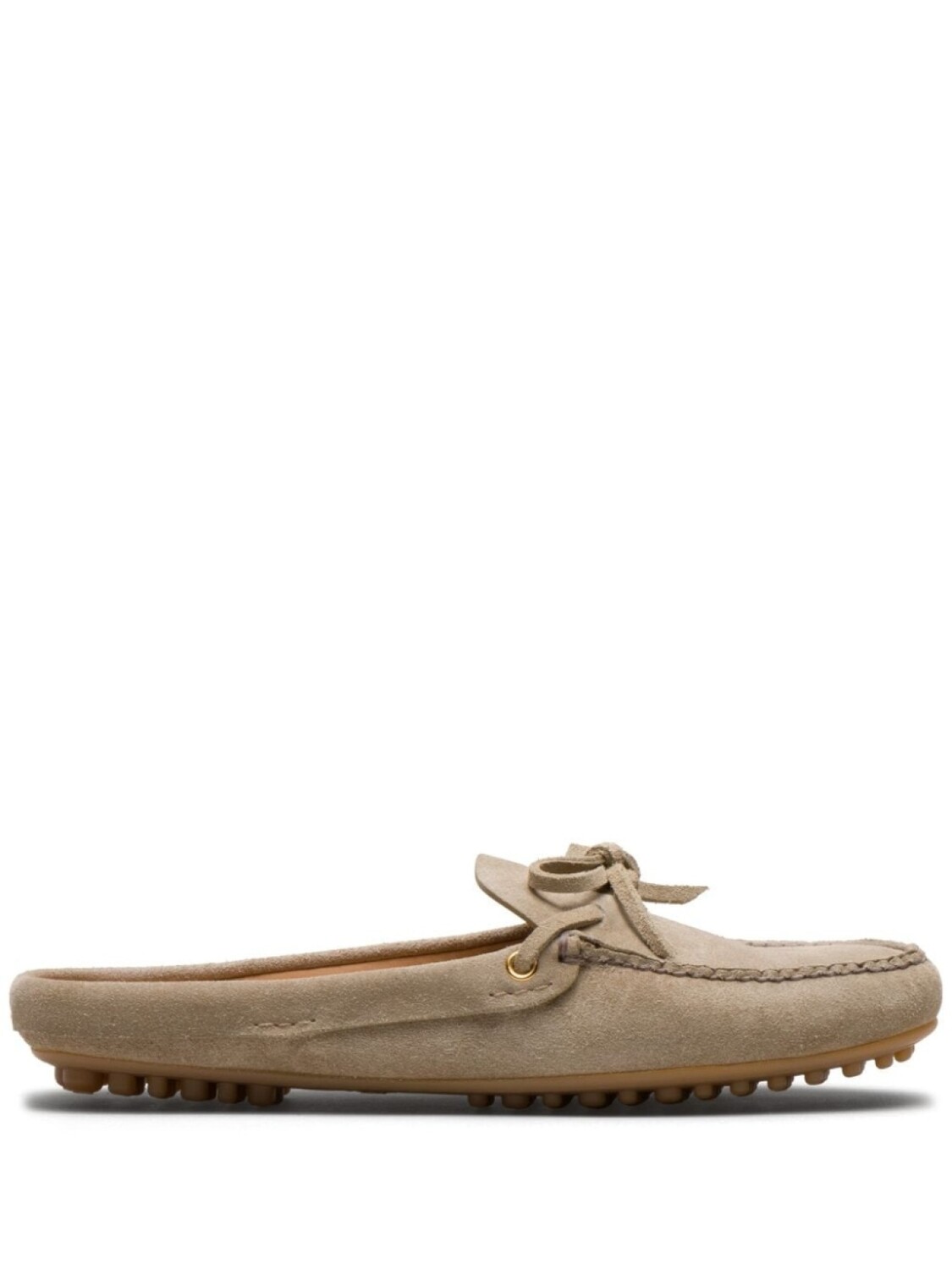 Car Shoe слиперы с миндалевидным носком, нейтральный цвет