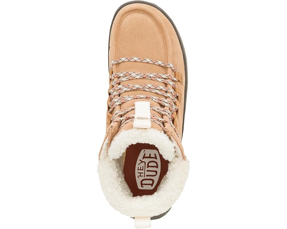 Лоферы Hey Dude Wendy Peak Apres Suede Cozy, цвет Chestnut/Black — фото 2