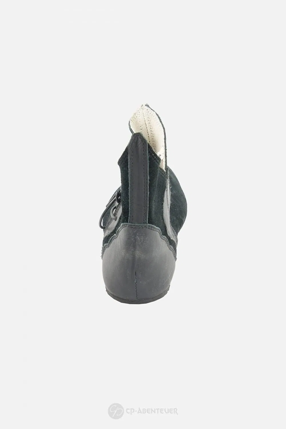 CP-Schuhe Средневековые замшевые туфли черного цвета — фото 4