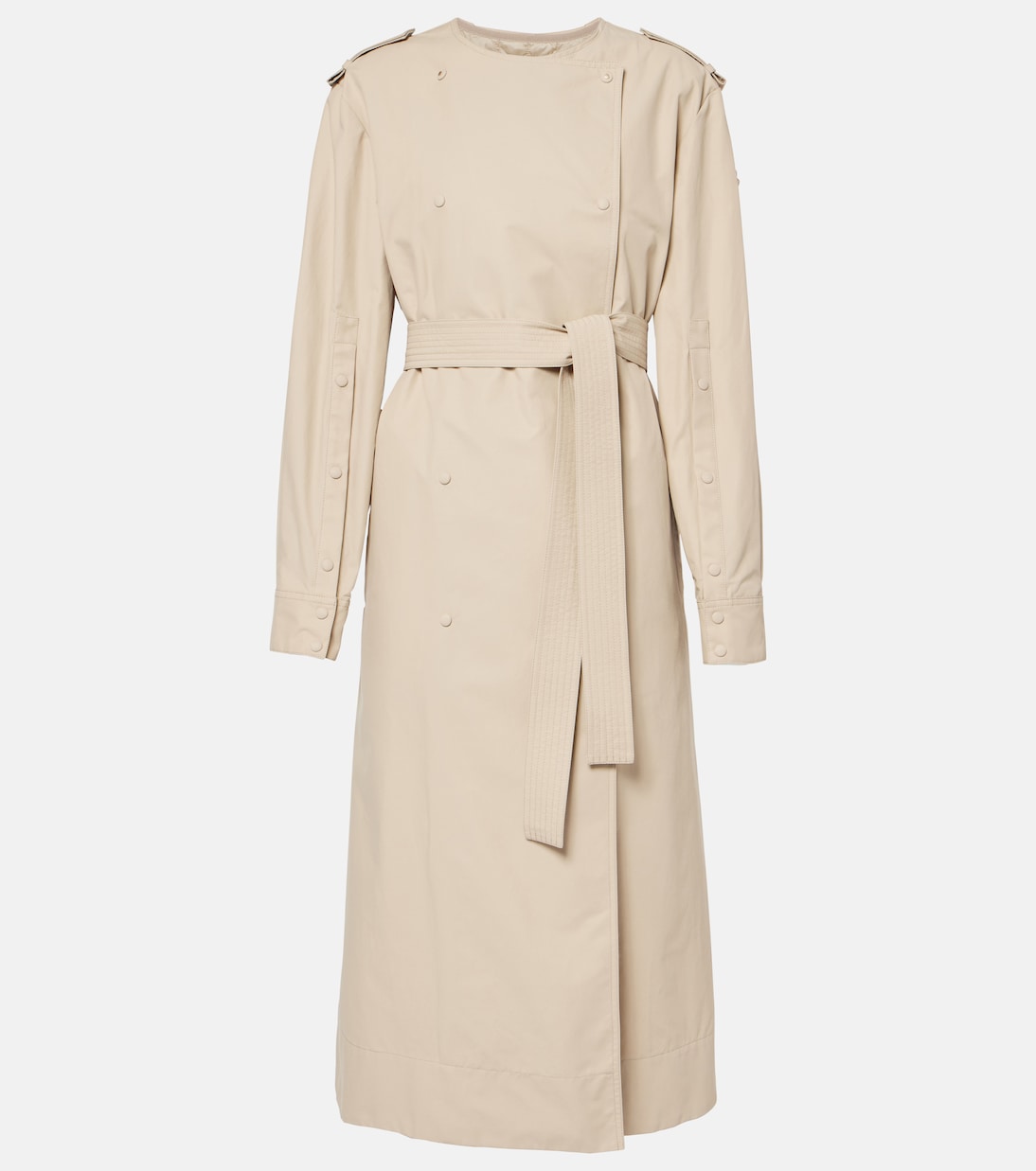 

Пальто-тренч из хлопковой смеси Gourdon Moncler, бежевый