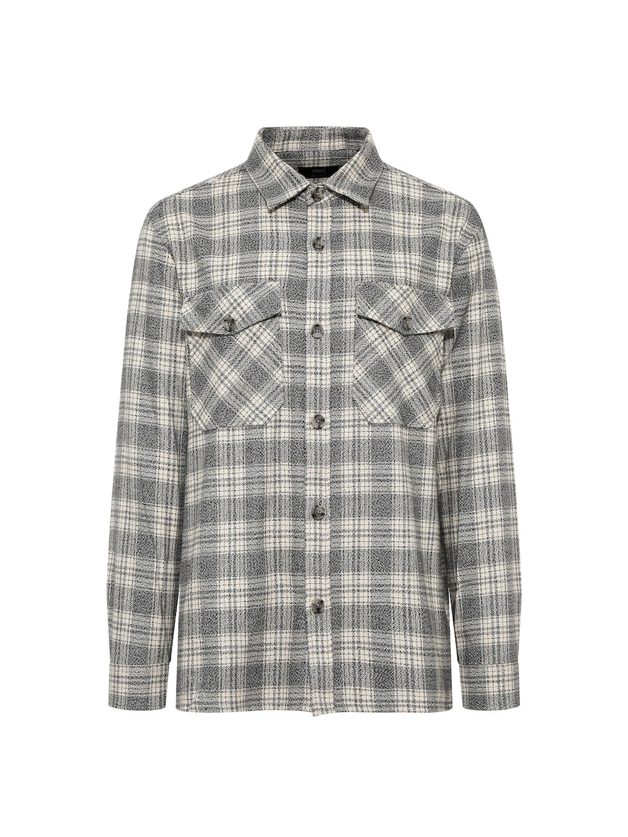 

Рубашка на пуговицах классического кроя Mavi, серый