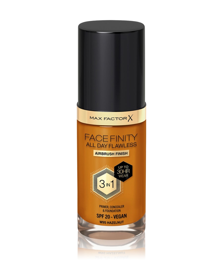 

Жидкая основа Max Factor Facefinity All Day Flawless Foundation, Nr. 95. Hazelnut, 30 ml