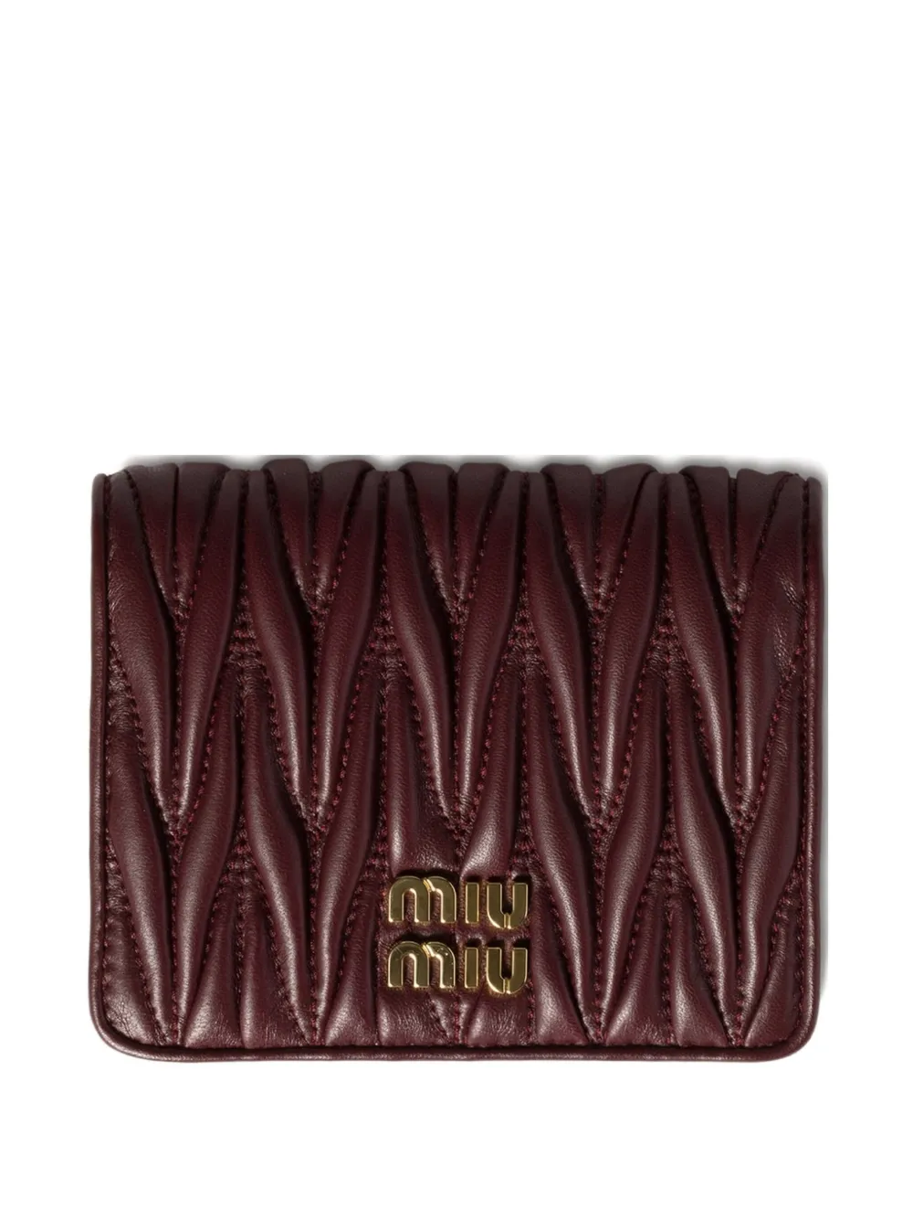 

Стеганый кошелек MIU MIU, красный