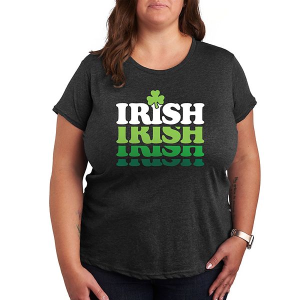 

Футболка Plus Irish Retro Repeat Graphic Licensed Character, Heather Charcoal, Черный, Футболка Plus Irish Retro Repeat Graphic Licensed Character, Heather Charcoal