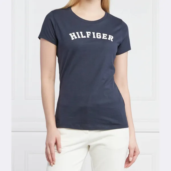

Облегающая футболка Tommy Hilfiger, синий
