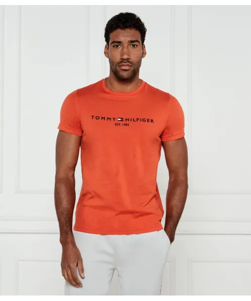 

Футболка Slim fit Tommy Hilfiger, оранжевый