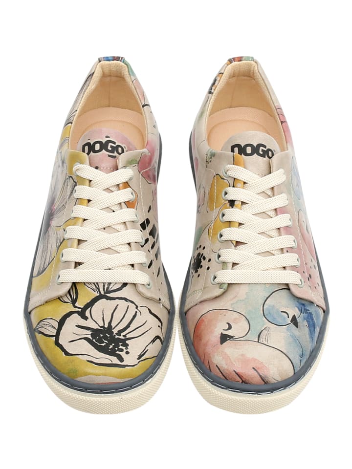Кроссовки на шнуровке Dogo Sneaker - A Pair of Doves 36, натуральный — фото 2