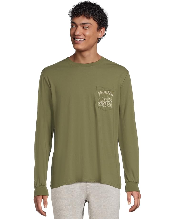 

Мужская футболка с длинным рукавом и карманом Chubbies The Handy Man, Olive, Хаки, Мужская футболка с длинным рукавом и карманом Chubbies The Handy Man, Olive