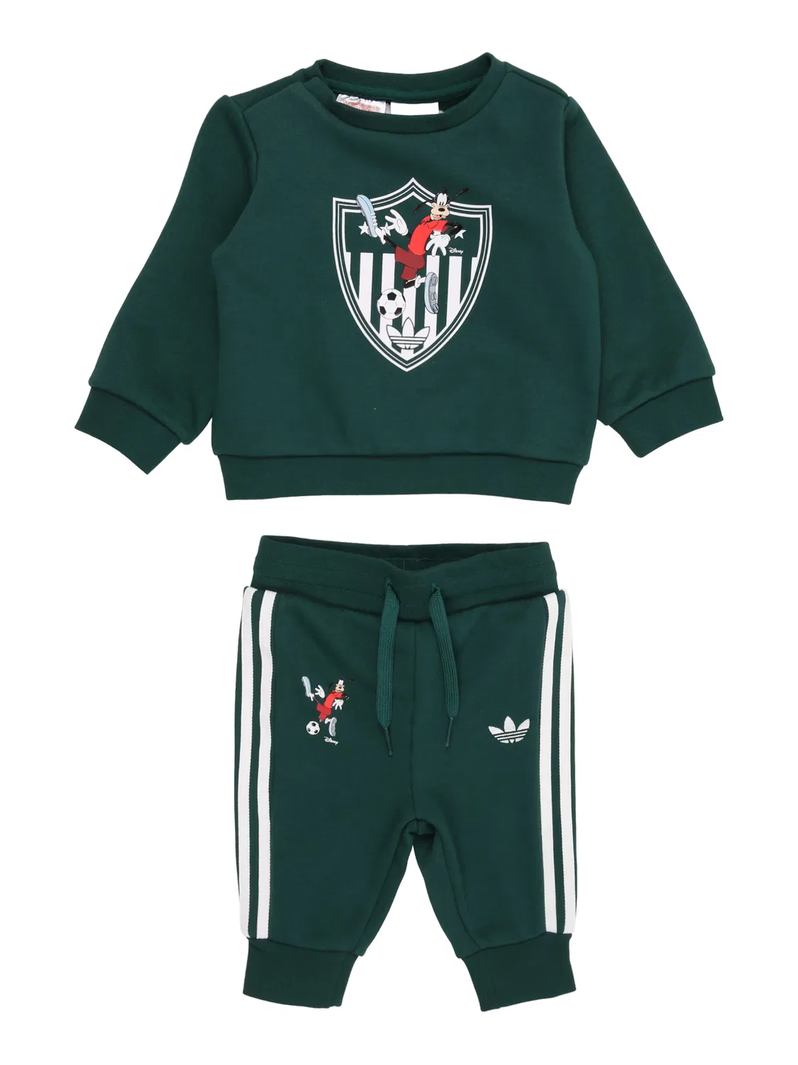 Спортивный костюм Adidas Originals Adidas x Disney темно-зеленого цвета