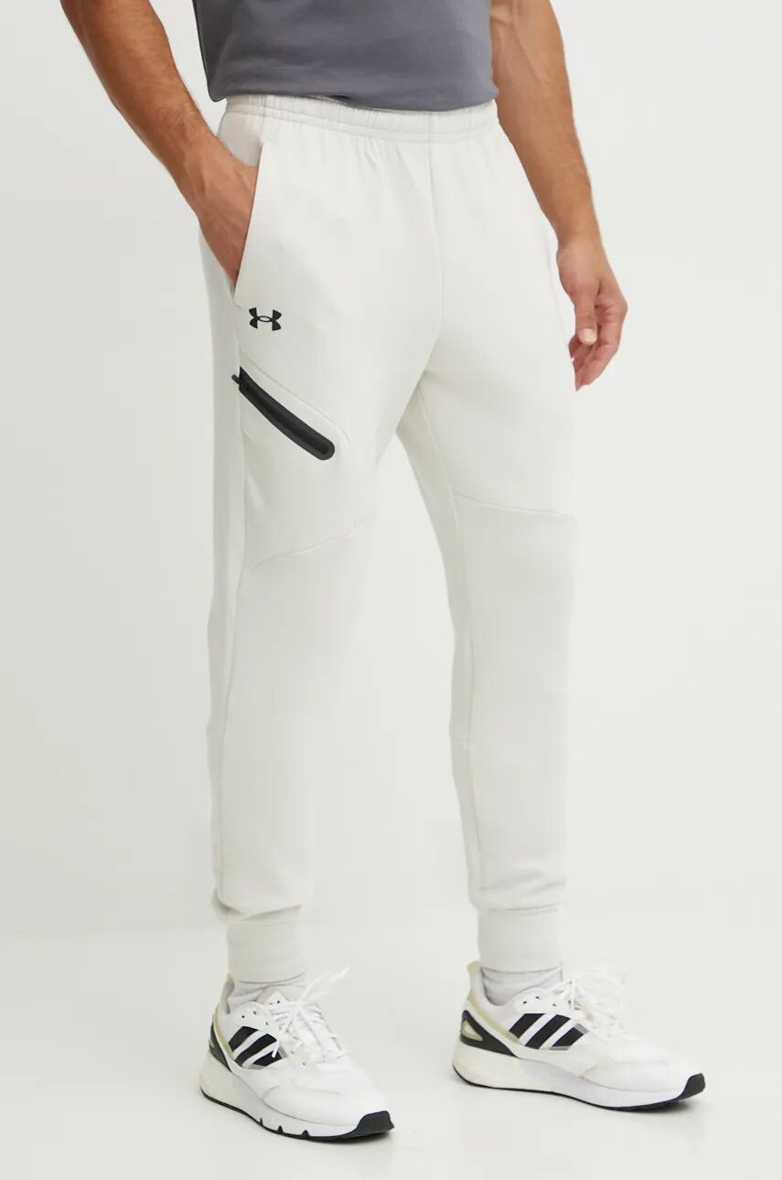 

Флисовые спортивные брюки Under Armour Unstoppable, бежевый