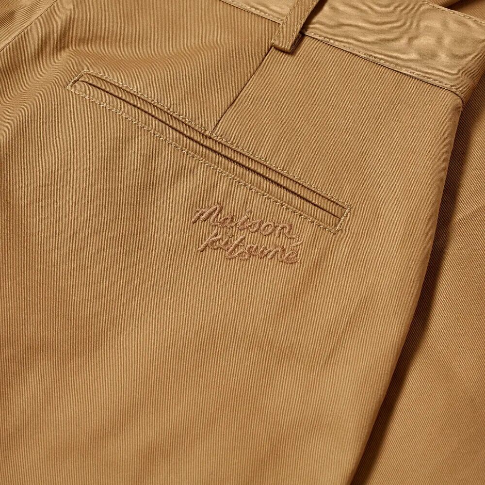 

Maison Kitsune Логотип Handwriting, бежевый