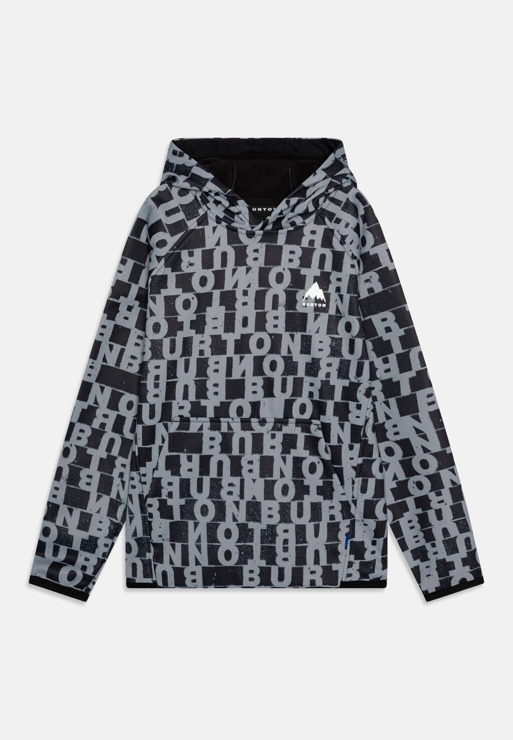 

Толстовка с капюшоном CROWN LINED LETTERS UNISEX Burton, серый