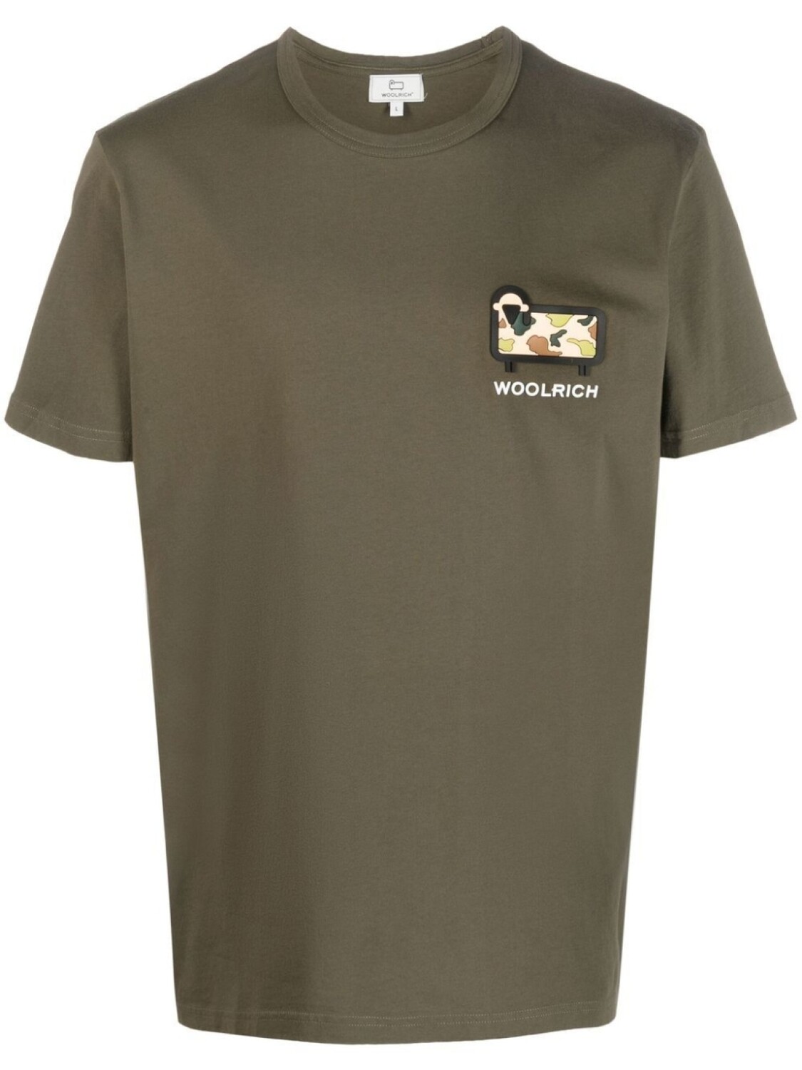 

Футболка с нашивкой-логотипом Woolrich, зеленый