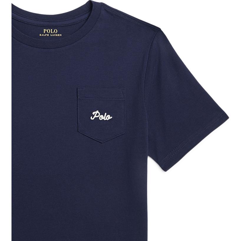 Polo Ralph Lauren Футболка SS25 Dark Blue детская — фото 4