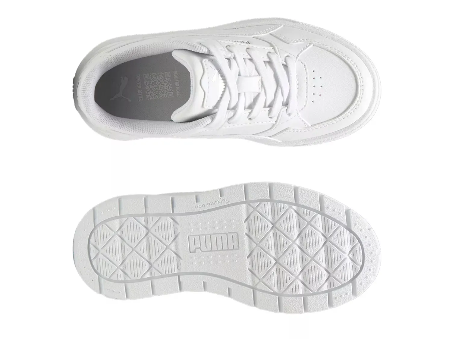 Кроссовки Karmen II Idol Platform - детские Puma, White — фото 3
