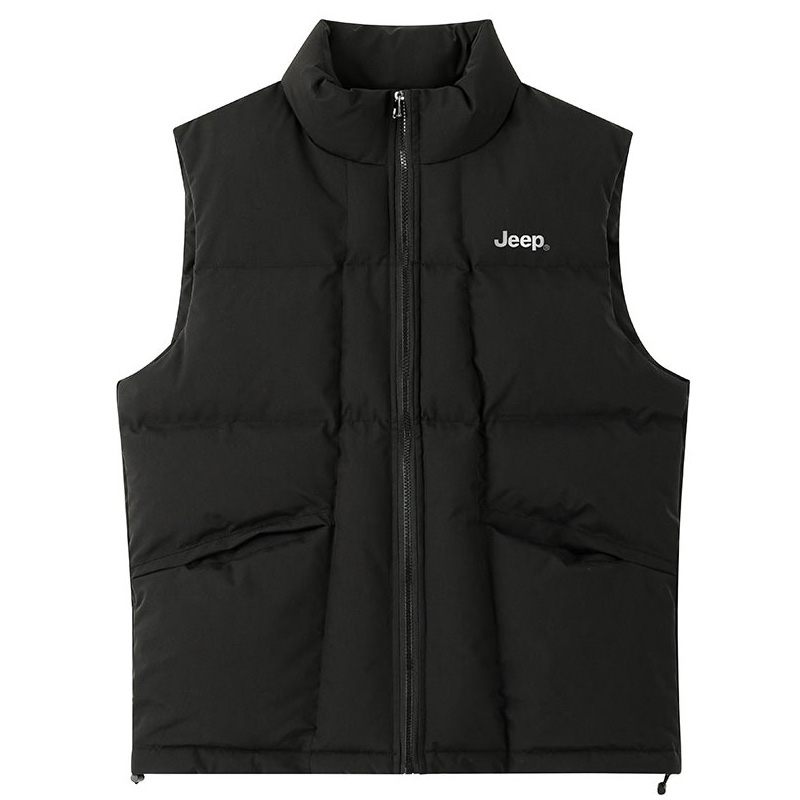 

Жилет Unisex Stand Collar Thickened Jeep, черный