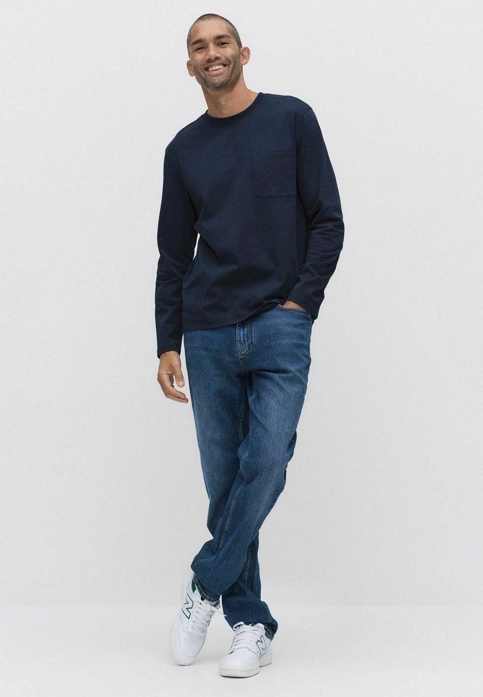 

Топ с длинными рукавами LONGSLEEVE BONDELID, синий