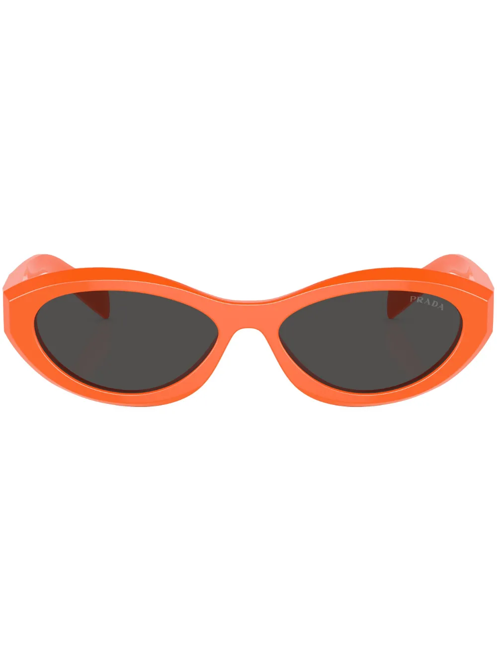 

Солнцезащитные очки в оправе 'кошачий глаз' Prada Eyewear, оранжевый