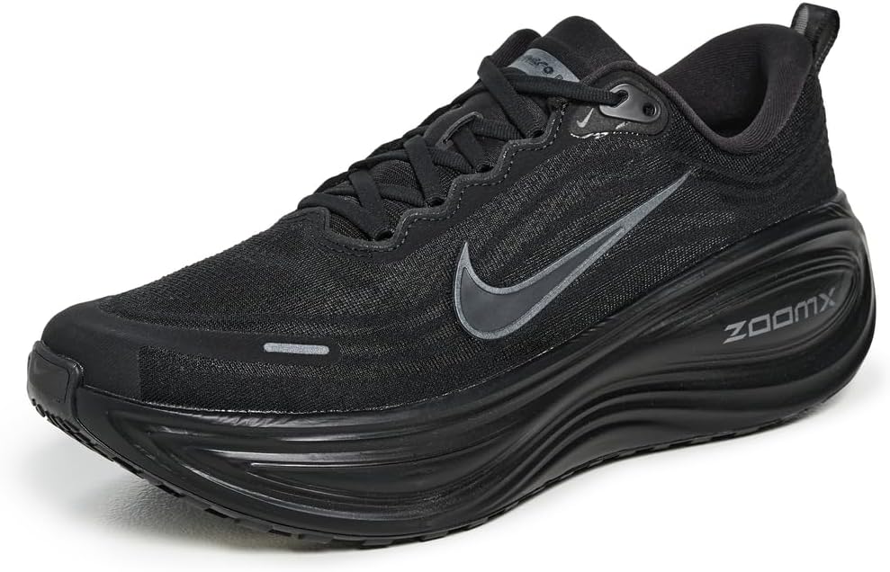 

Кроссовки для бега по шоссе Nike Vomero Plus для мужчин. Цвет: черный/темно-серый дымчатый-м, Black/Dk Smoke Grey-Mtlc Dark Grey