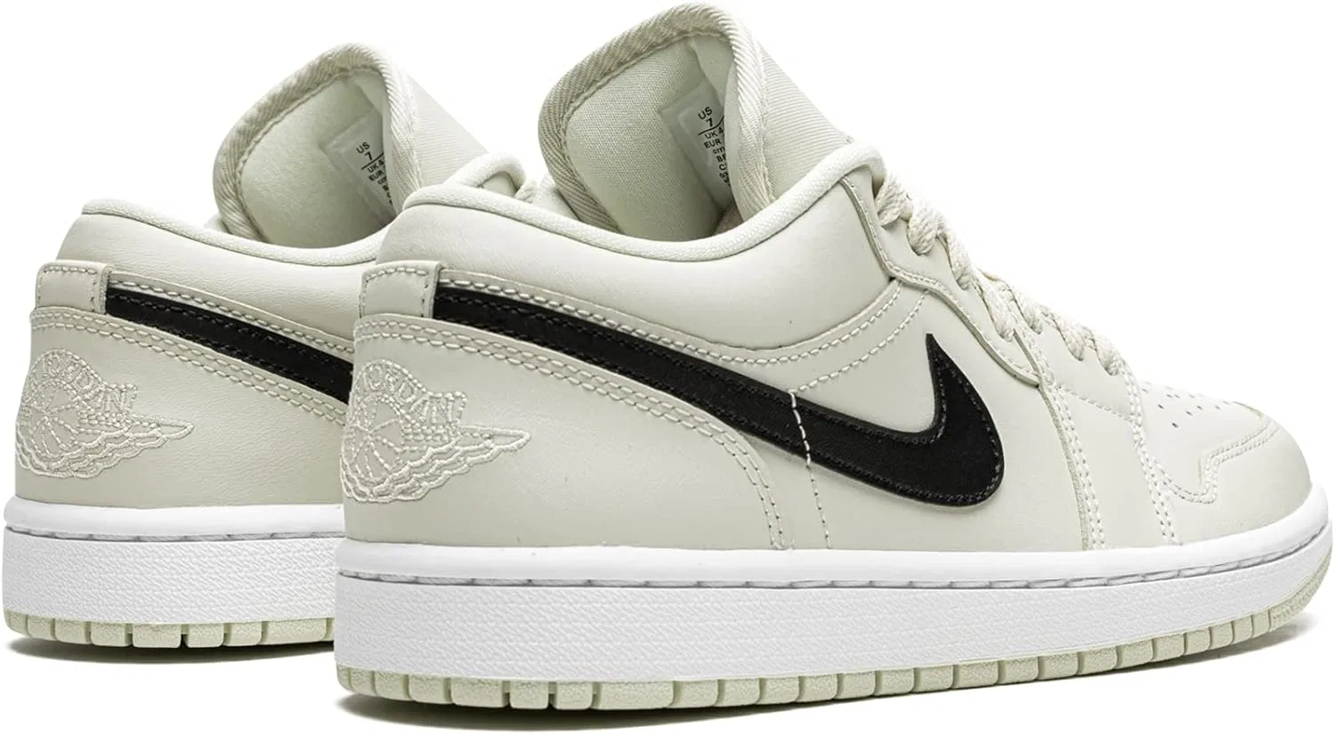 Nike Мужские кроссовки Jordan Air 1 Low, Coconut Milk/Black-White — фото 3