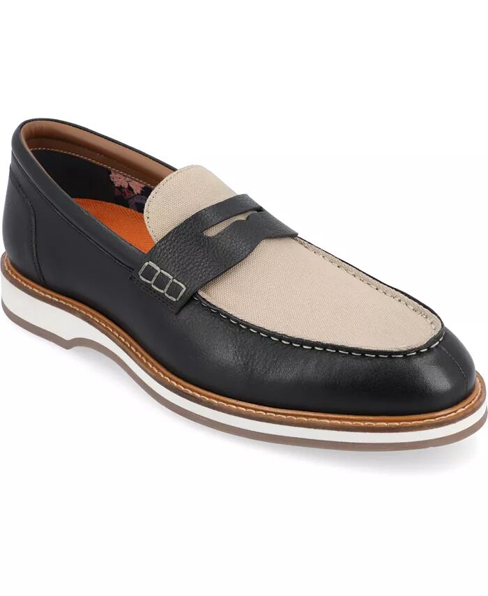 

Мужские мокасины Kaufman Moc Toe Penny Loafers Повседневная обувь Thomas & Vine, мультиколор