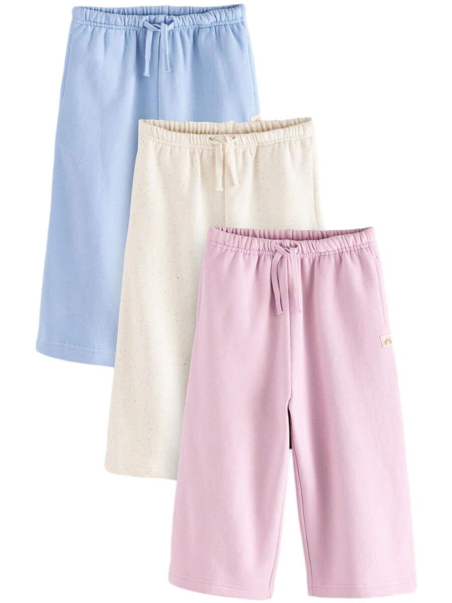 

Широкие брюки Next, цвет Dusty blue/Rose/Wool white