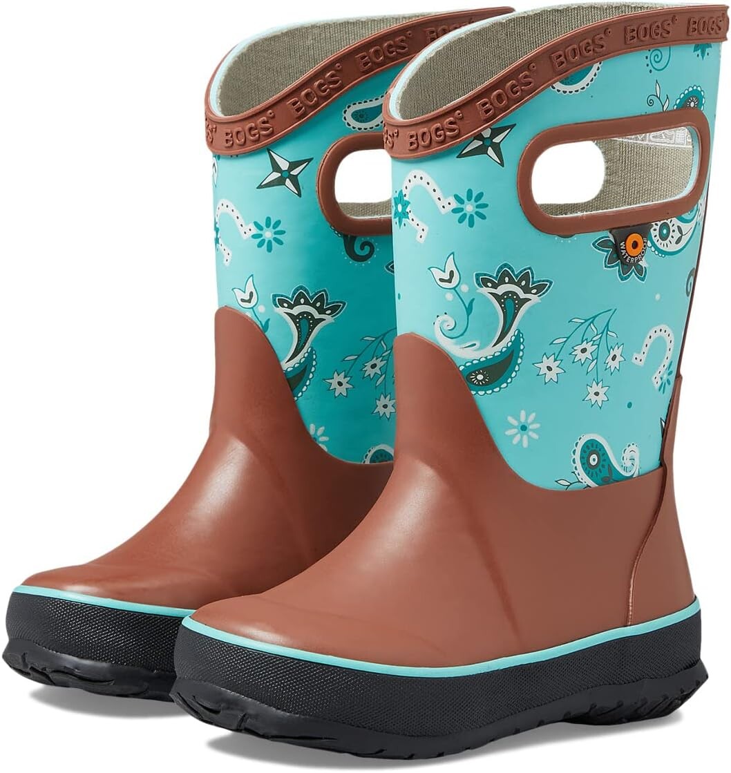 

Резиновые сапоги Rain Boot Western Bogs, цвет Turquoise Multi