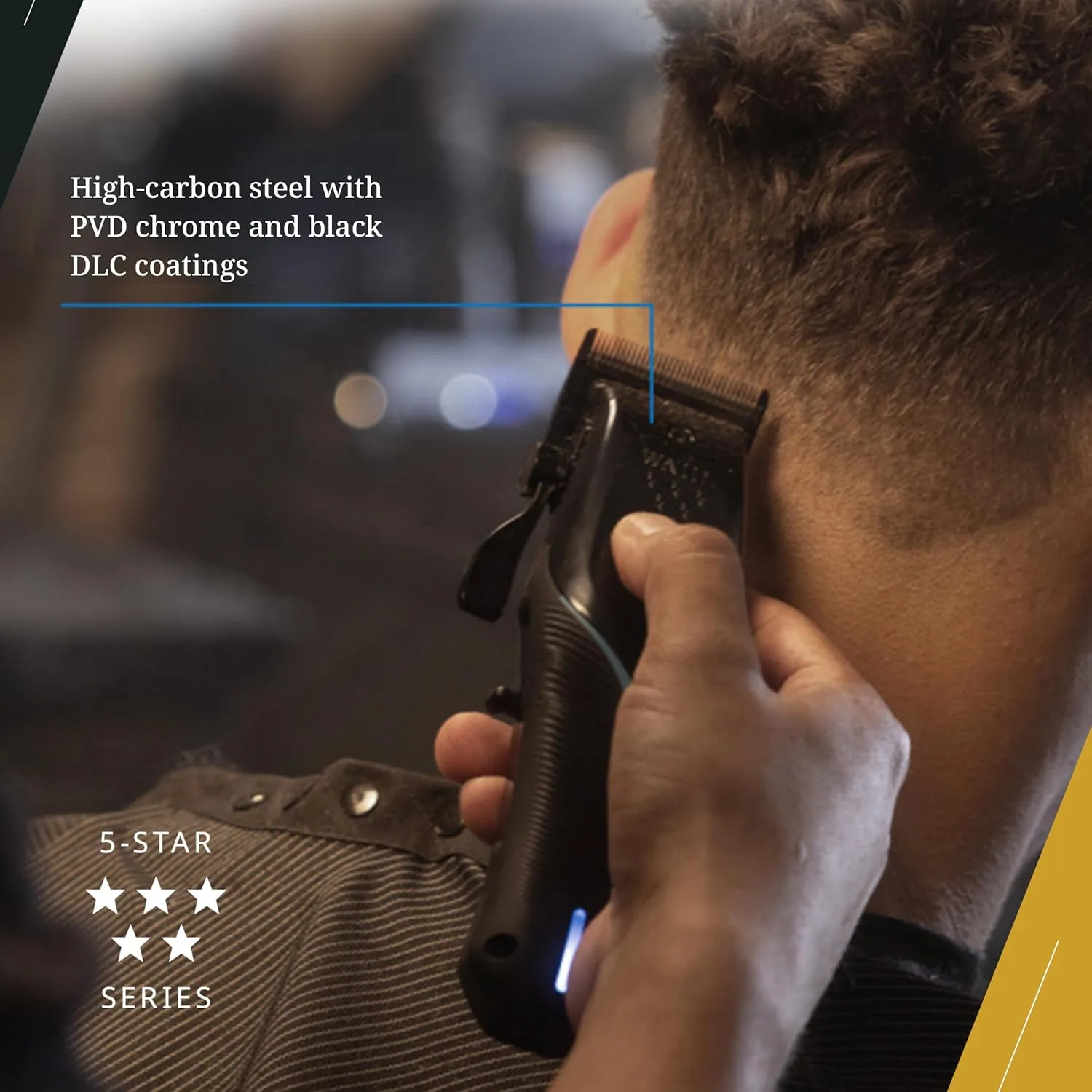 Высокоточная сменная насадка Wahl Professional F32 FADEOUT для машинок для стрижки волос, регулируемая без зазора, подходит для машинок 5-Star Vapor Clipper. — фото 4