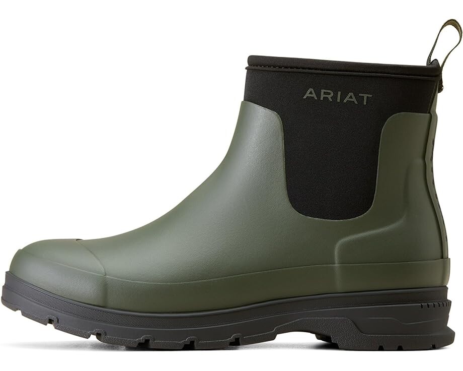 Сапоги женские Ariat Kelmarsh Shortie Rubber резиновые низкие, оливковый — фото 4