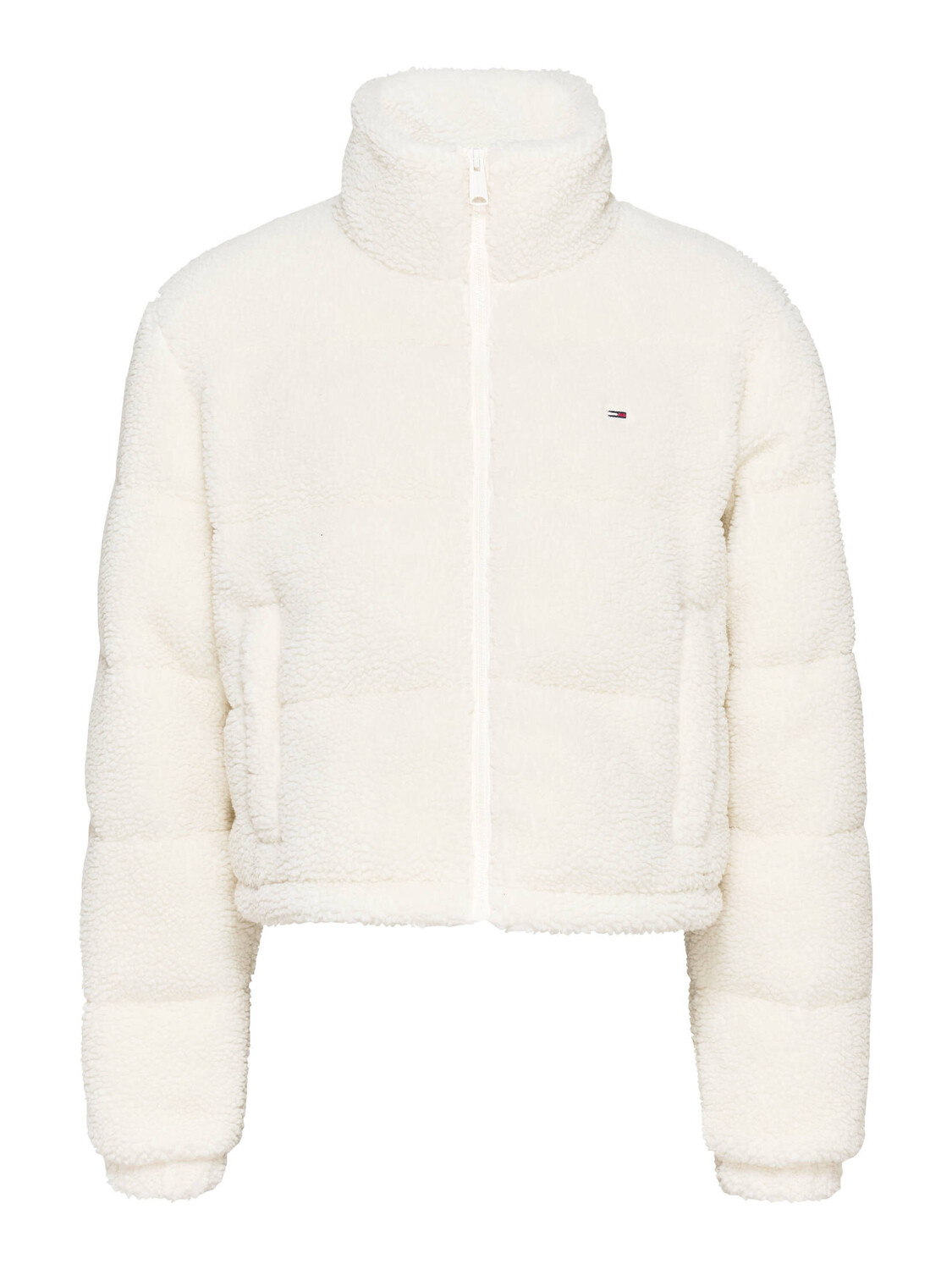 

Куртка из флиса Тедди. Tommy Jeans, белый