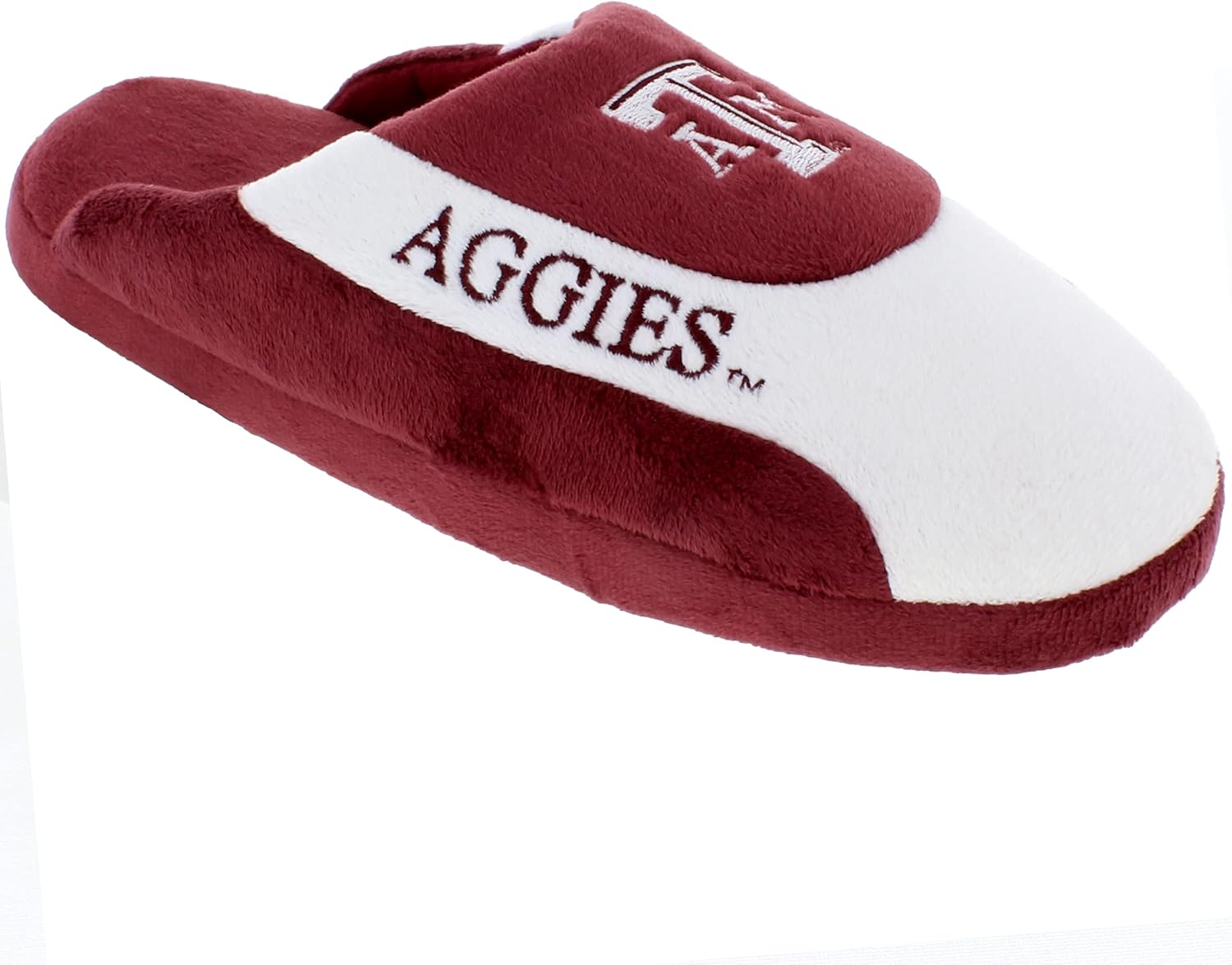 

Тапочки Comfy Feet NCAA Low Pro Stripe Slip On, Texas A&m Aggies