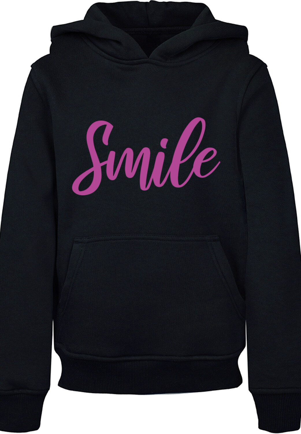 

Пуловер F4NT4STIC Hoodie Pink Smile UNISEX HOODIE, черный