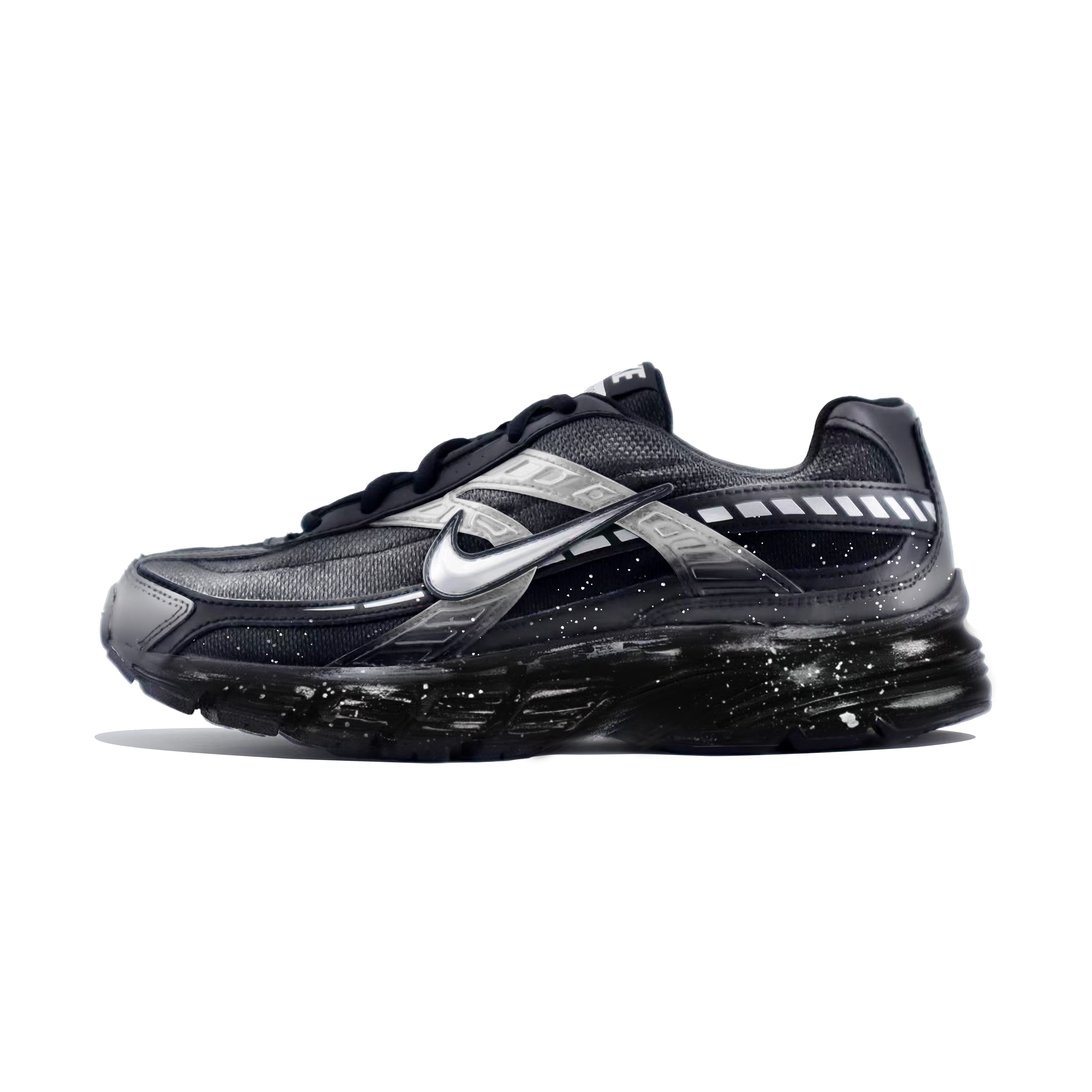 

Nike Кроссовки Initiator для бега по городу, износостойкие, низкие, мужские, черно-белые