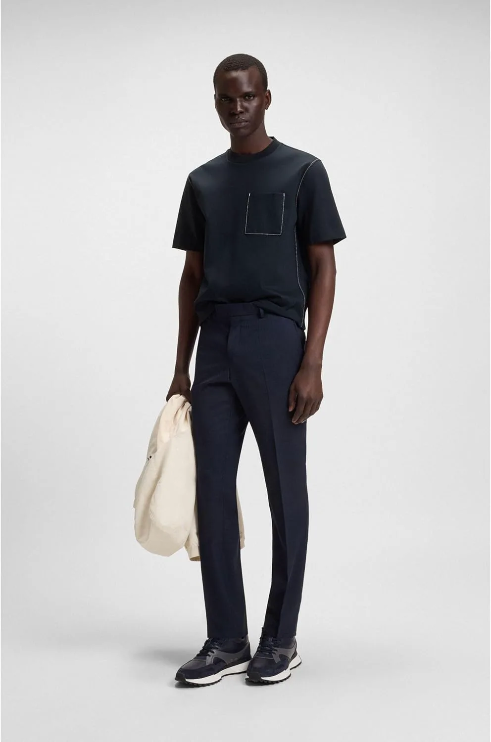 Кроссовки BOSS Mens Jonah Runn Sdltb, синий — фото 2