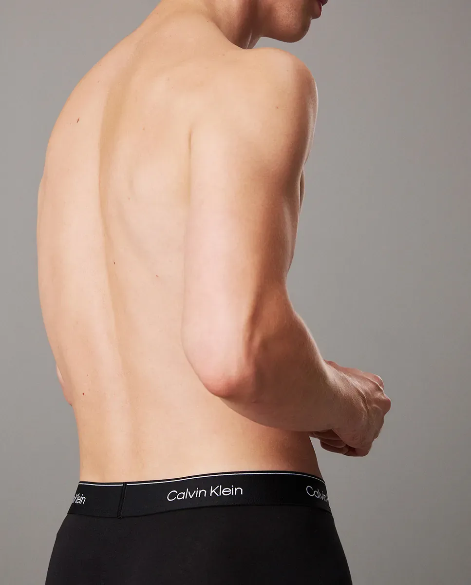 Набор из 3 обтягивающих боксеров с низкой посадкой - Icon Cotton Stretch Calvin Klein, мультиколор — фото 3